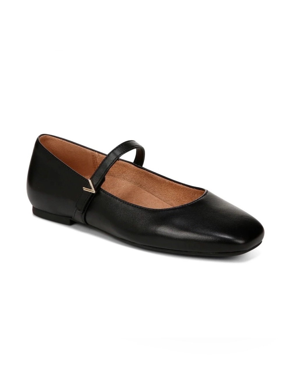 Vionic Black Alameda Mary Jane Flat